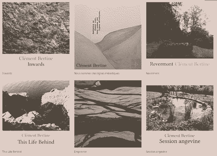 Picture of Clément Bertine playing the guitar