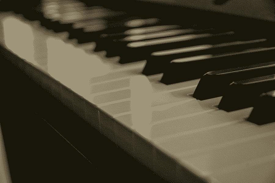 image tramée de piano